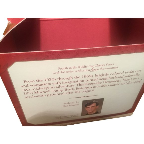 Hallmark Kiddie Car Classic Murray Dump Truck Keepsake Ornament--1997 - Picture 14 of 16